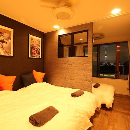 Apartament 東京スカイツリー眺望 一棟貸切 駅徒歩50秒 浅草8分 スカイツリー4分 銀座20分 Tokio Zewnętrze zdjęcie